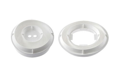 Forme de Silicon Cofetarie - Forma Silicon Tort 3D Flame Ø24 x H 8.5 cm + Decor Ø 21.3 x H 3.5 cm + Decupator