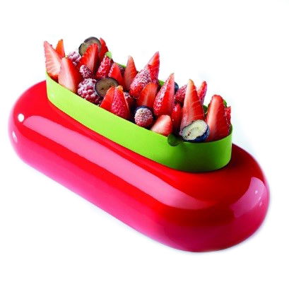 Forme de Silicon Cofetarie - Forma Silicon Tort 3D Futura 23x10xH4.5 cm