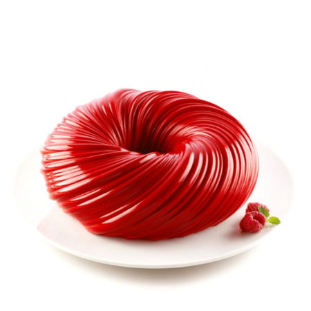 Forme Silicon pentru Torturi si Prajituri - Forma Silicon Tort 3D Intreccio Ø 21 x H 7 cm, 1650 ml