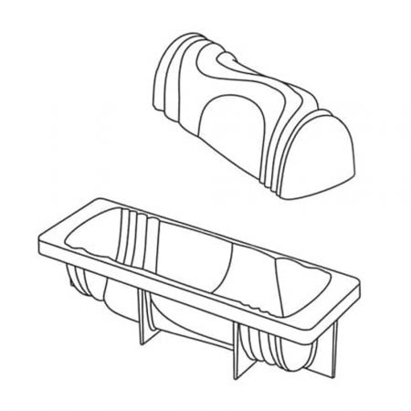 Forme de Silicon Cofetarie - Forma Silicon Tort 3D Lady 25x9xH7.5 cm