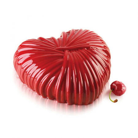 Forme de Silicon Cofetarie - Forma Silicon Tort 3D Lovely 18.2 x 17.3 x H 6.8 cm + decupator