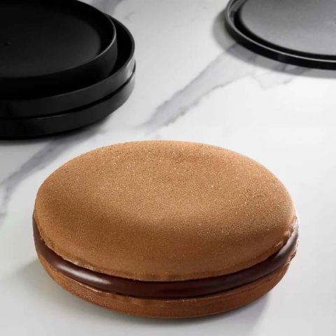 Forme de Silicon Cofetarie - Forma Silicon Tort 3D Macarons Ø 18 x H 6 cm, 1000 ml