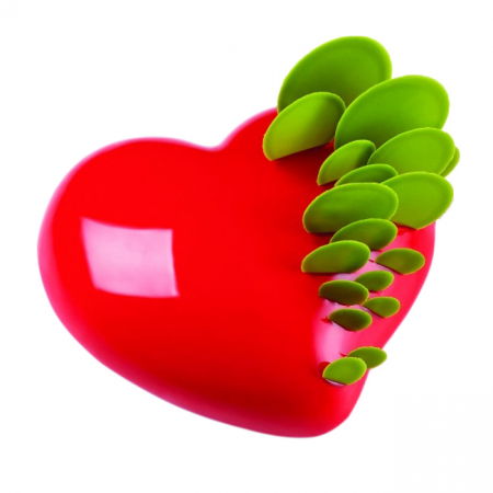 Forme de Silicon Cofetarie - Forma Silicon Tort Inima 3D Passion Ø17.5xH5.8 cm