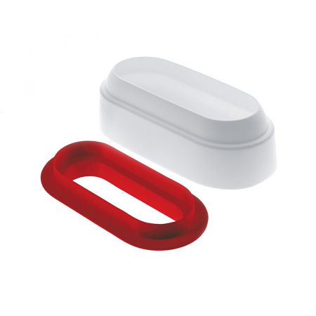 Forme de Silicon Cofetarie - Forma Silicon Tort 3D Perna Jr Pillow 19 x 7.3 x H 6 cm + decupator, 600 ml