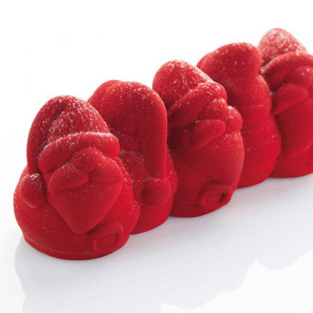Forme Silicon Trunchi - Forma Silicon Tort 3D Santa 25.4 x 10.3 x H 10 cm, 1300 ml