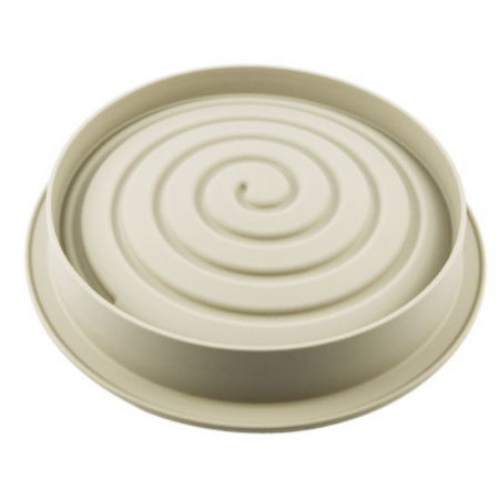 Forme de Silicon Cofetarie - Forma Silicon Tort 3D Spirala Ø 22 x H 5.7 cm, 1680 ml