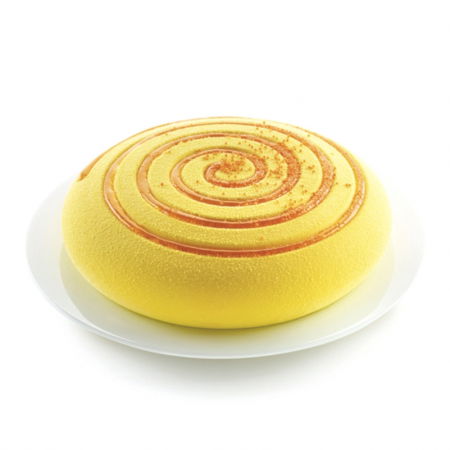 Forme de Silicon Cofetarie - Forma Silicon Tort 3D Spirala Ø 22 x H 5.7 cm, 1680 ml