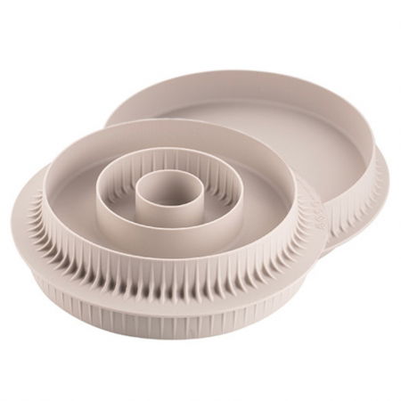 Forme de Silicon Cofetarie - Forma Silicon Tort / Insertie 3D Ø 9.2/15/17.5 x H2.5 cm, 18/300/600 ml