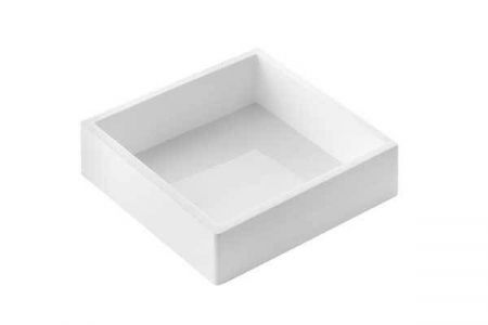 Forme de Silicon Cofetarie - Forma Silicon Tort Patrat 18 x 18 x H 5 cm, vol. 1558 ml