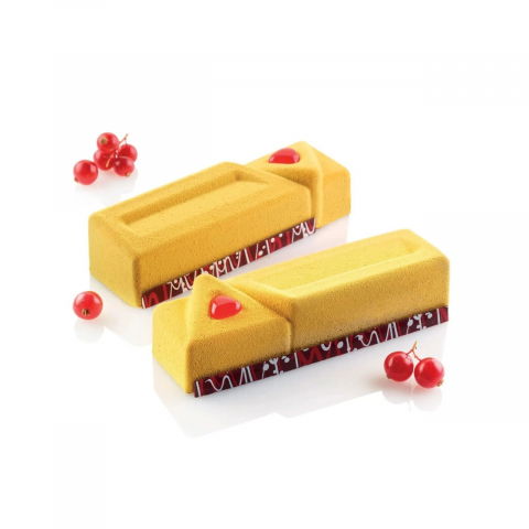 Forme 60x40cm Monoportii, Mignon - Forma Silicon Triangle Monoportii 12 x 3.65 x H 3.1 cm, 24 cavitati, 109 ml (SQ037)