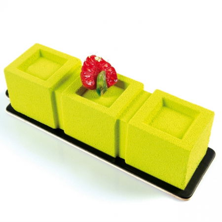 Forme 60x40cm Monoportii, Mignon - Forma Pavoflex 60x40 cm Triptic 12x3.2xh3.2 cm, 20 cavitati, 115 ml