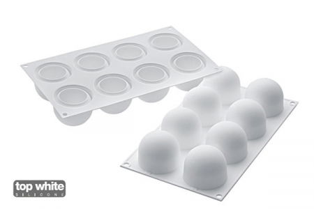 Forma Silicon Sfere Ø6.2xh5.2 cm, 8 cavitati (TRUFFLES 120) [3]