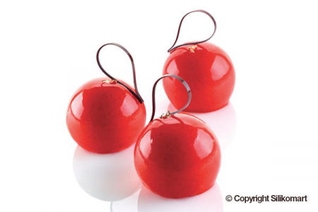 Forme de Silicon Cofetarie - Forma Silicon Sfere Ø6.2xh5.2 cm, 8 cavitati (TRUFFLES 120)