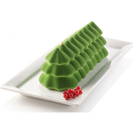 Forme Silicon Trunchi - Forma Silicon Trunchi 3D Brad Craciun 25 x 8.9 x H 8.7 cm, 1000 ml