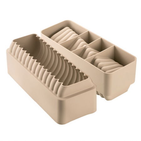 Forme Silicon Trunchi - Forma Silicon Trunchi 3D Corallo 24.5 x 9 x H 9 cm, 1400 ml