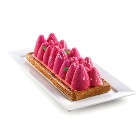 Forme de Silicon Cofetarie - Forma Silicon Trunchi 3D Ice Glow 26 x 10 x H 7.5 cm, Kit 2 forme, 910 ml