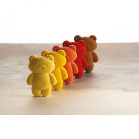 Forme de Silicon Cofetarie - Forma Silicon Ursulet 7.9 x 5.6 x H 2.7 cm, 8 cavitati x 68 ml