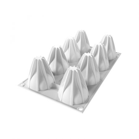 Forme 17.5x30cm Monoportii, Mignon - Forma Silicon Vega Ø 6.4 x H 6.8 cm, 8 cavitati, 90 ml