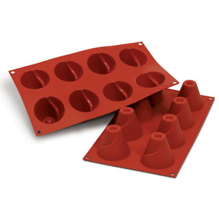 Forme Silicon Monoportii, Mignon - Forma Silicon Vulcano mare Ø6xH5.7cm, 8 cavitati (SF093)