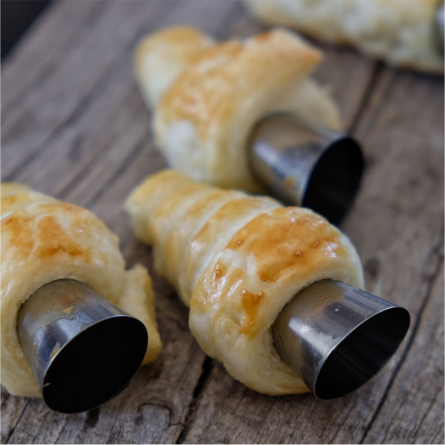 Forme Conice Inox coacere Conuri Ø 4 x 12 cm, Set 8 Buc [2]