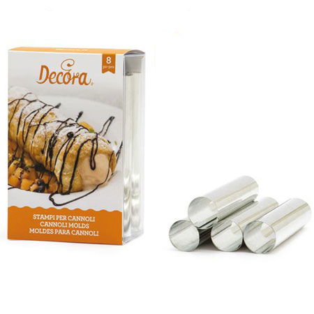Forme Cilindrice Inox coacere Rulouri si Cannoli Ø 2 x 12 cm, Set 8 Buc [2]