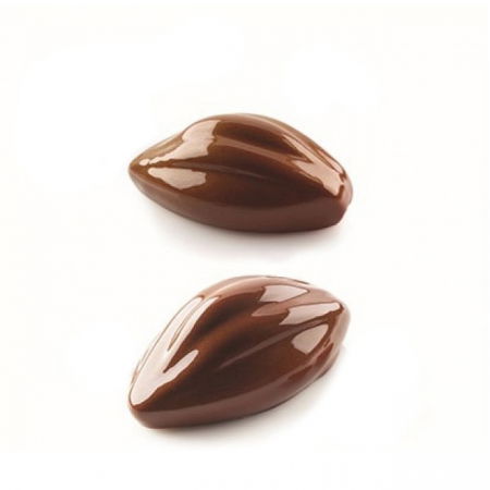 Forme Silicon Fructe - Fruct de Cacao, 10.2x5.7xH4.2 cm - Forma Silicon Monoportii, 6 cavitati