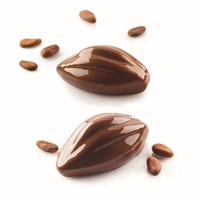 Fruct de Cacao, 10.2x5.7xH4.2 cm - Forma Silicon Monoportii, 6 cavitati [2]