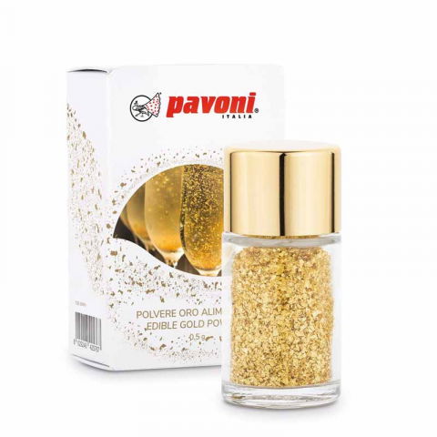 Aur si Argint Alimentar - Fulgi din Aur 24 kt, 0.5 gr