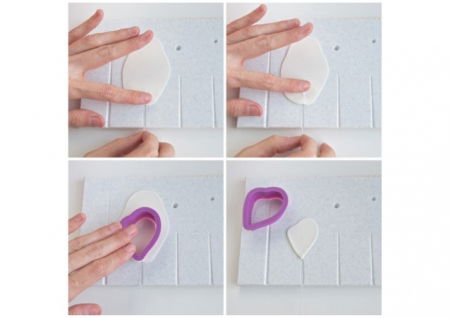 Gardenia Petale si Boboci - Decupatoare Plastic Ø 4 - 8 cm, Set 9 Buc [3]