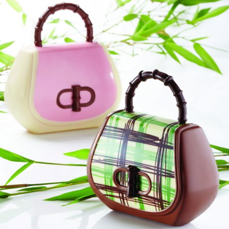 Ciocolaterie - Matrite, Ustensile - Geanta Dama 3D, 15x7xh16.5 cm - Kit Matrite Plastic 2 Subiecte