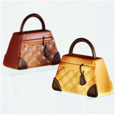 Ciocolaterie - Matrite, Ustensile - Geanta Dama 3D, 16.5x8xh15 cm - Kit Matrite Plastic 2 Subiecte