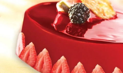 Glazuri, Napaj, Creme Cofetarie - Glazura la Rece Capsuni Brillo Puratos, 5 Kg