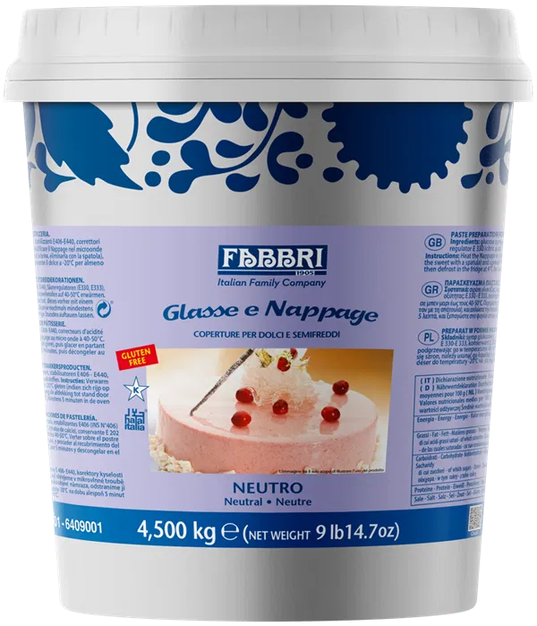 Glazuri, Napaj, Creme Cofetarie - Glazura Neutra, Napaj Neutru, Fabbri, 4.5 kg