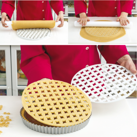 Brutarie, Patiserie - Ustensile - Gratar Decor Tarta Model Arabesc, Ø 30 cm