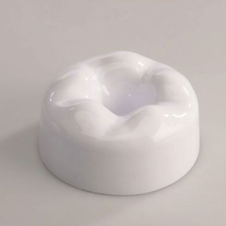 Ustensile Decor Pasta de Zahar - Hibiscus - Suporturi Plastic Formare si Uscare Floare Ø 11.5 x H 5.5 cm, Set 4 Buc