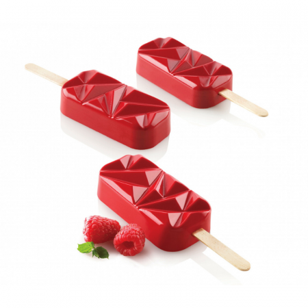 Inghetata Ice Dessert Shock - Set 2 Matrite Silicon 12 cavitati 9.2 x 4.7 x H 2.5 cm [2]