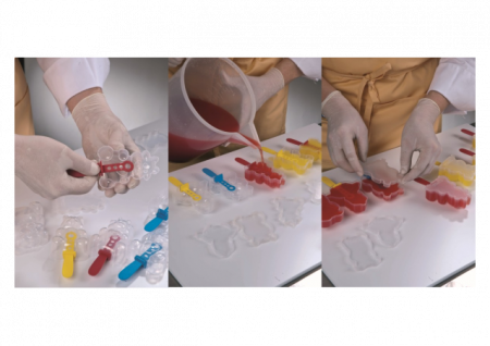 Matrite, Forme Inghetata, Gelaterie - Set 80 Matrite Plastic Inghetata pe bat Baby Ice