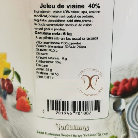 Jeleu cu Visine, 40% fruct, 6 Kg, Vortumnus [2]