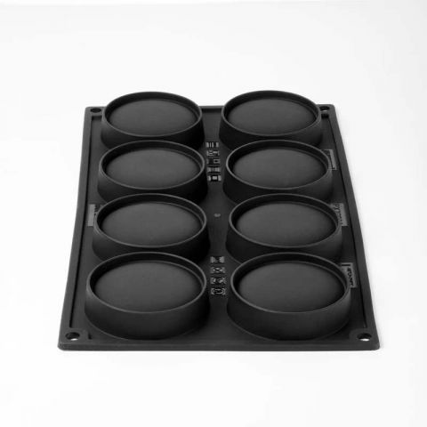 Kit Forma de Silicon Macarons Monoportii 2 x 8 cavitati, Ø 7 x H 3.5 cm, 110 ml [4]