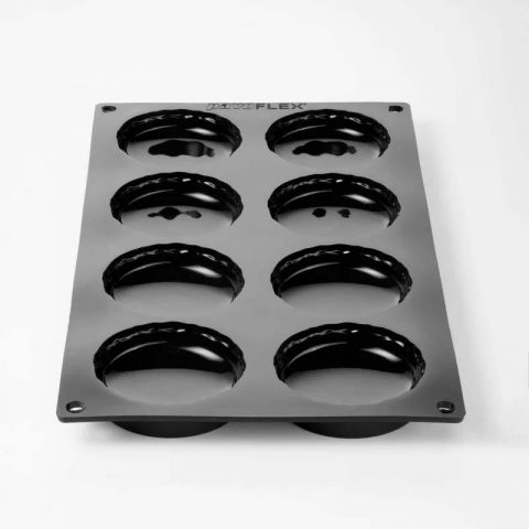 Kit Forma de Silicon Macarons Monoportii 2 x 8 cavitati, Ø 7 x H 3.5 cm, 110 ml [3]