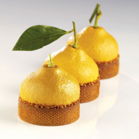 Forme Silicon Fructe - Lamaie/Lime, Ø6xH3.5 cm - Forma Silicon Monoportii golet, 20 cavitati