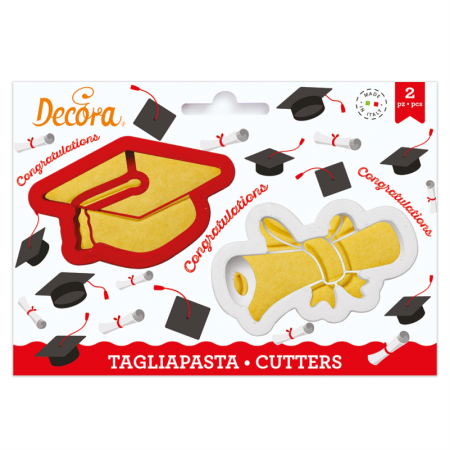 Decupatoare - Laureat - Decupatoare Plastic Ø 9 x H 2.2 cm, Set 2 Buc