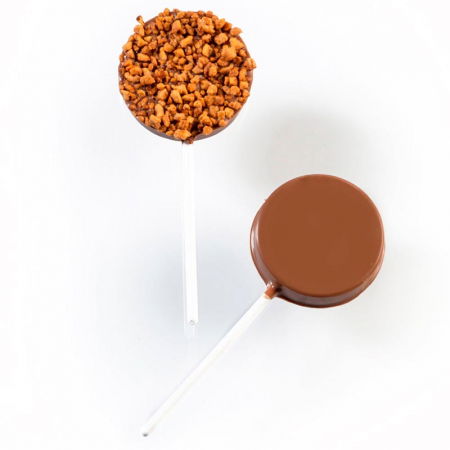 CakePops, LolliPops, PushUpPops - LolliPops Model Rotund, Matrita Plastic 10 Cavitati  Ø 5 x H 0.9 cm, Set 2 Buc