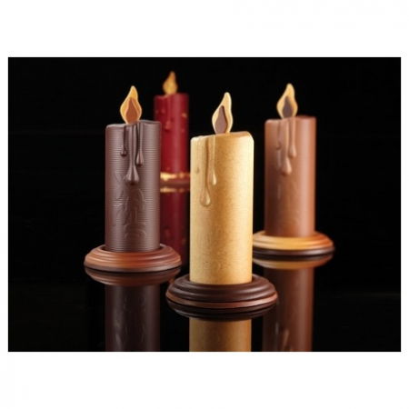 Ciocolaterie - Matrite, Ustensile - Lumanare 3D, Ø11xh20 cm - Kit Matrite Plastic 2 Subiecte Ciocolata