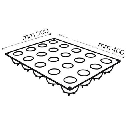 Mandarina/Rodie 3D, Ø5.7xH5 cm - Forma Silicon Monoportii Forcone, 20 cavitati [2]