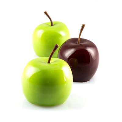 Mar/Cireasa/Piersica 3D, Ø6xH5.5 cm - Forma Silicon Monoportii, 5 cavitati [4]