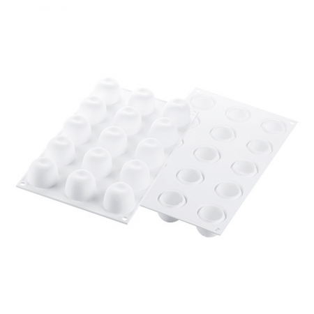 Mar/Cireasa/Piersica Mignon 3D, Ø3.9xH3 cm - Forma Silicon Monoportii, 15 cavitati [2]