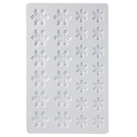 Ciocolaterie - Matrite, Ustensile - Matrita 26 Decoruri Ciocolata - Fulgi Zapada