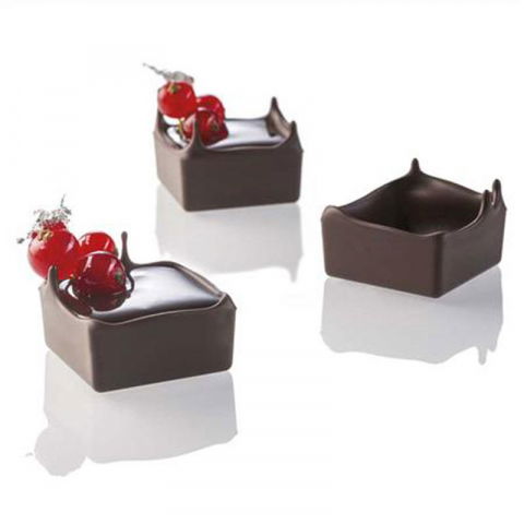 Ciocolaterie - Matrite, Ustensile - Matrita Policarbonat 24 Casetute Ciocolata Ø 3.3 x H 3 cm