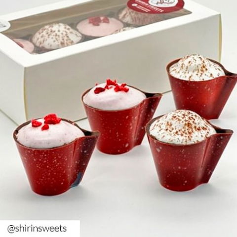 Ciocolaterie - Matrite, Ustensile - Matrita Policarbonat 24 Cescute Mici Ciocolata Ø 3.2 x H 2.9 cm